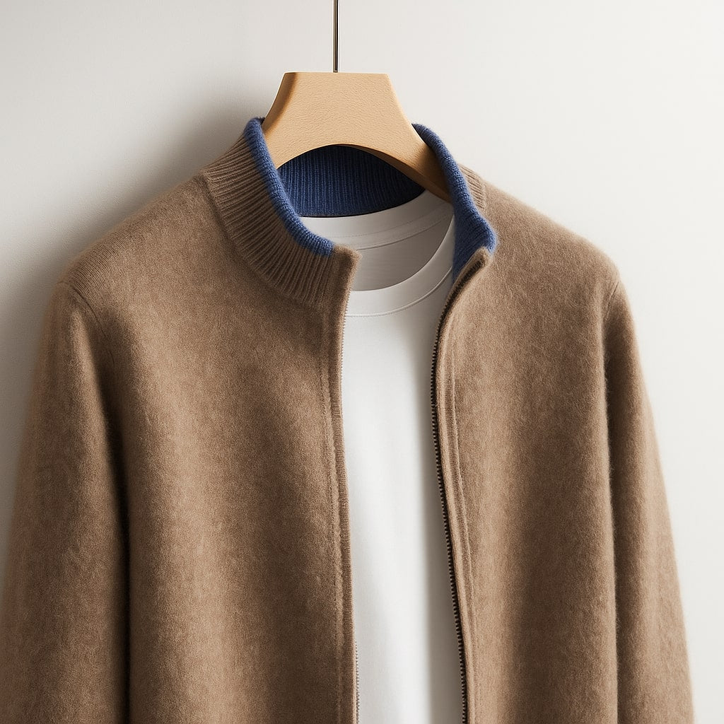 ROMEO | Chaqueta de punto con cremallera