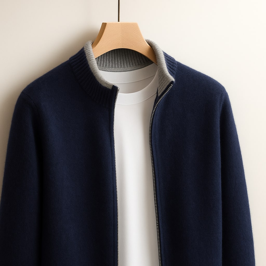 ROMEO | Chaqueta de punto con cremallera