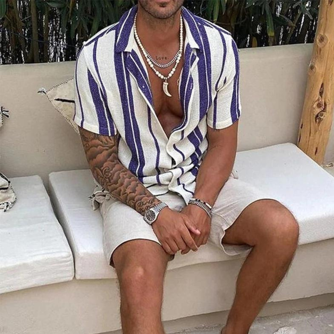 ANTELO | Camisa con Rayas