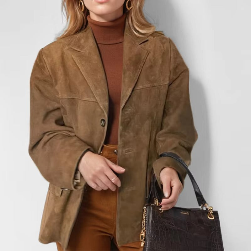 HELENA | Chaqueta Aterciopelada Elegante