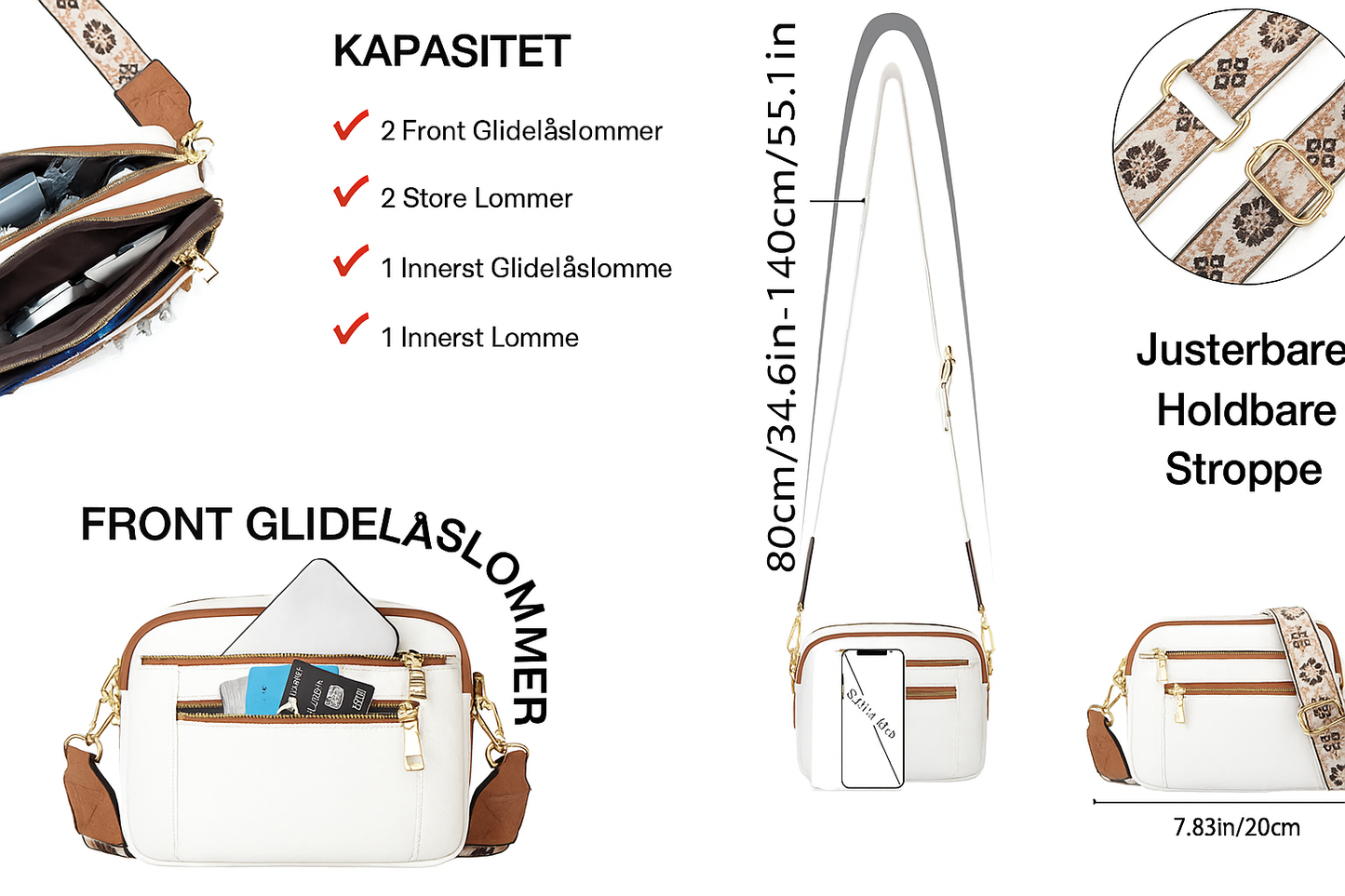 GLOW™ | Bolso diario, comodidad premiun