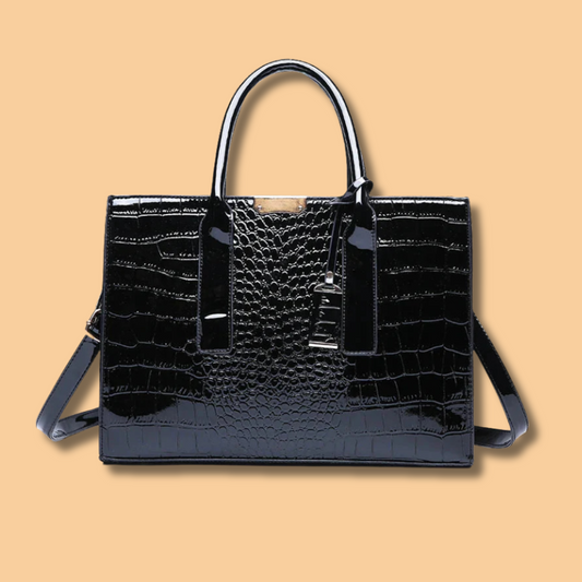 GLOW™ | Bolso estampado de cocodrilo