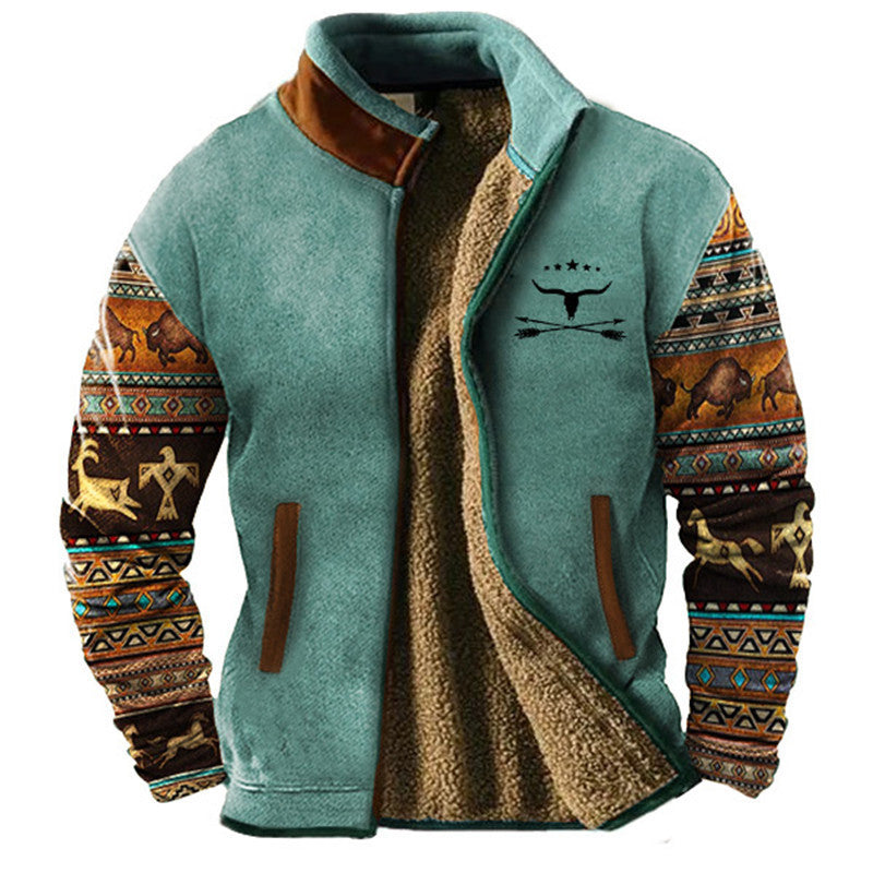 Chaqueta vintage con cremallera
