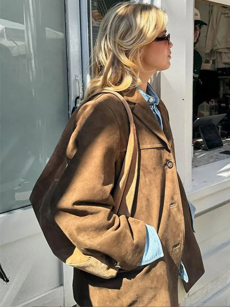 HELENA | Chaqueta Aterciopelada Elegante