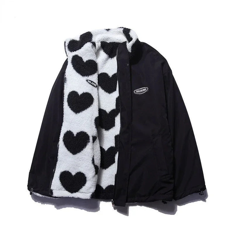 BLANCA™ | Chaqueta reversible con corazones