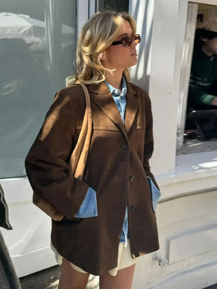 HELENA | Chaqueta Aterciopelada Elegante