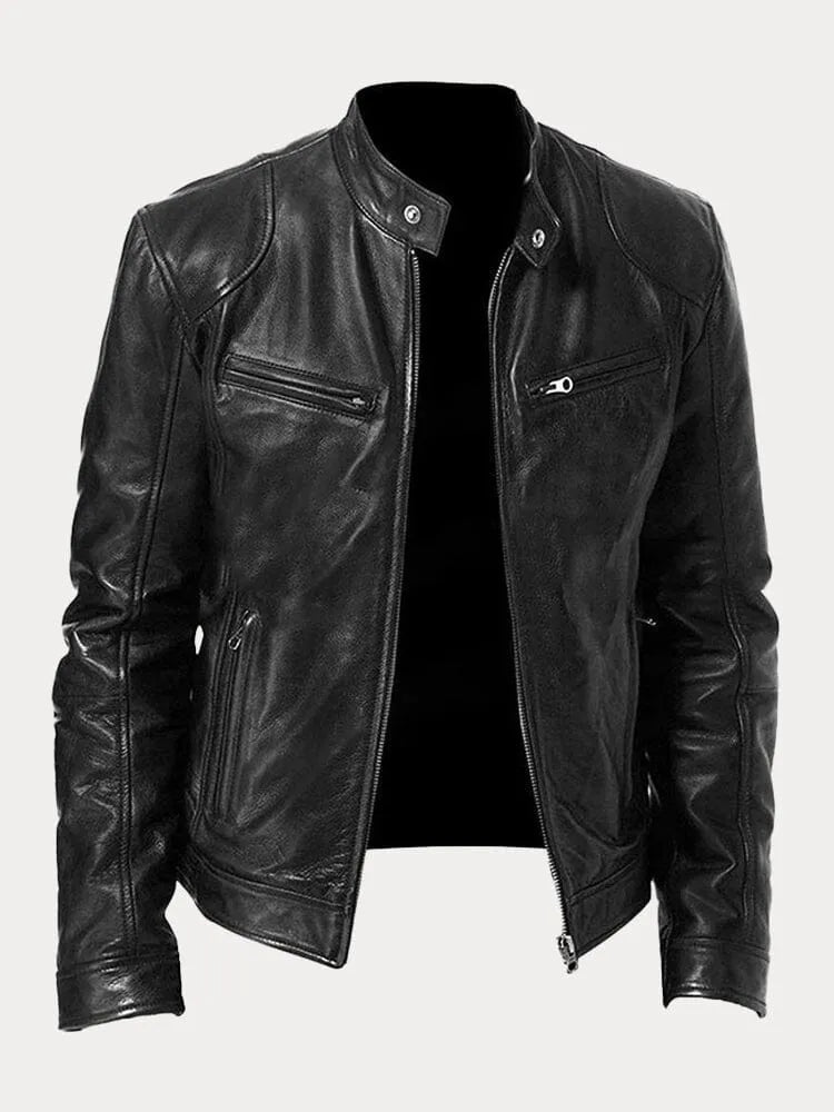 CARLOS | Chaqueta de Cuero Elegante