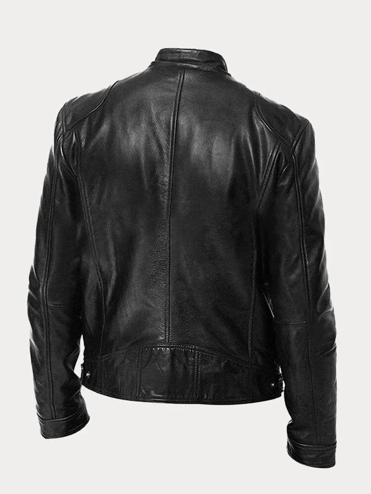 CARLOS | Chaqueta de Cuero Elegante