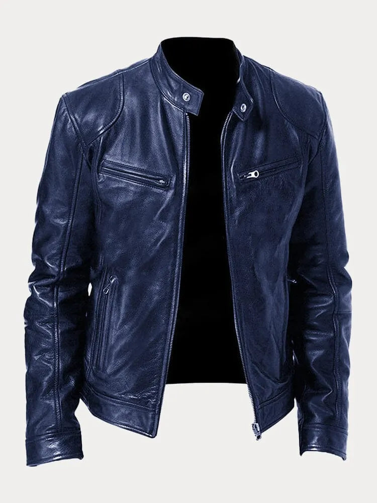 CARLOS | Chaqueta de Cuero Elegante