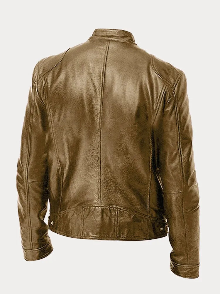 CARLOS | Chaqueta de Cuero Elegante