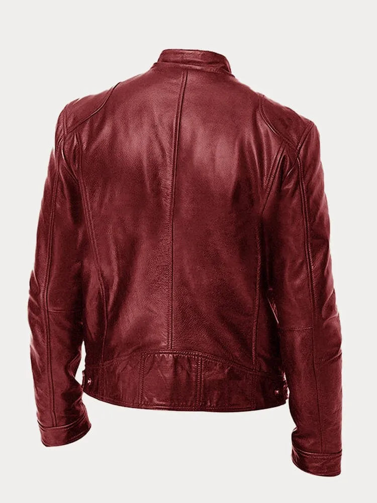 CARLOS | Chaqueta de Cuero Elegante