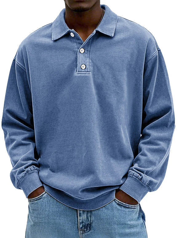 PACO | Polo vintage de manga larga