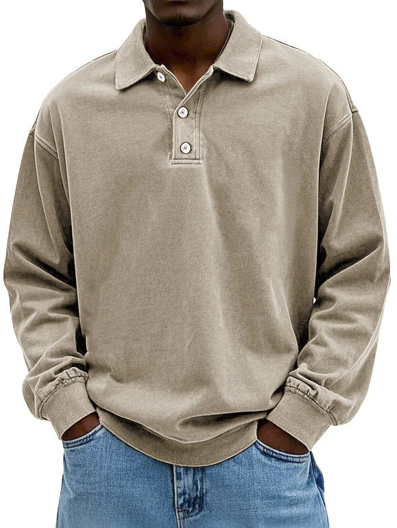 PACO | Polo vintage de manga larga