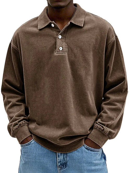 PACO | Polo vintage de manga larga
