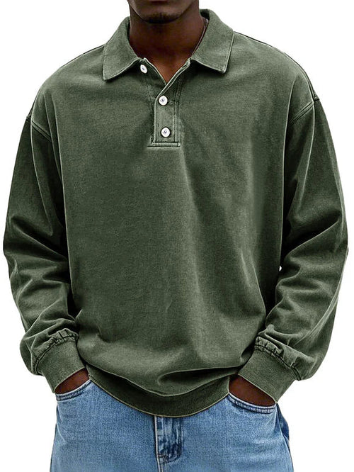 PACO | Polo vintage de manga larga