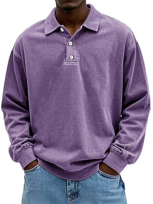 PACO | Polo vintage de manga larga