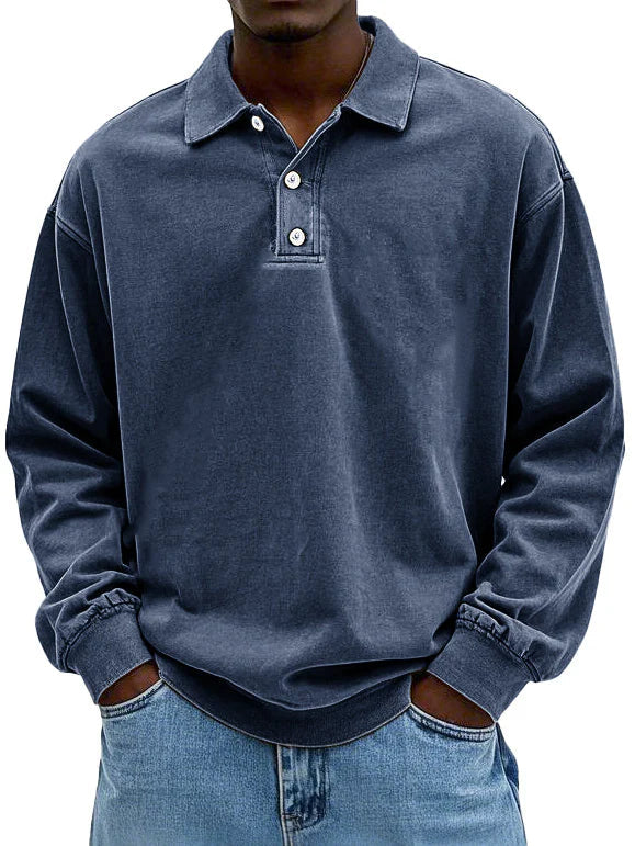 PACO | Polo vintage de manga larga