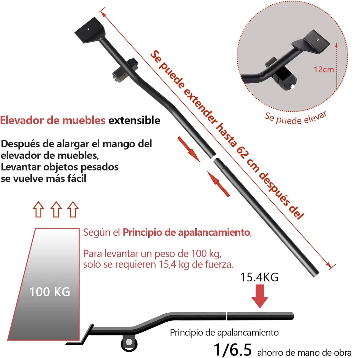 SKYROAD | Kit Mover Muebles Pesados + Elevador