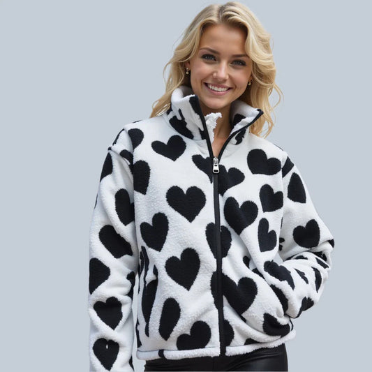 BLANCA™ | Chaqueta reversible con corazones
