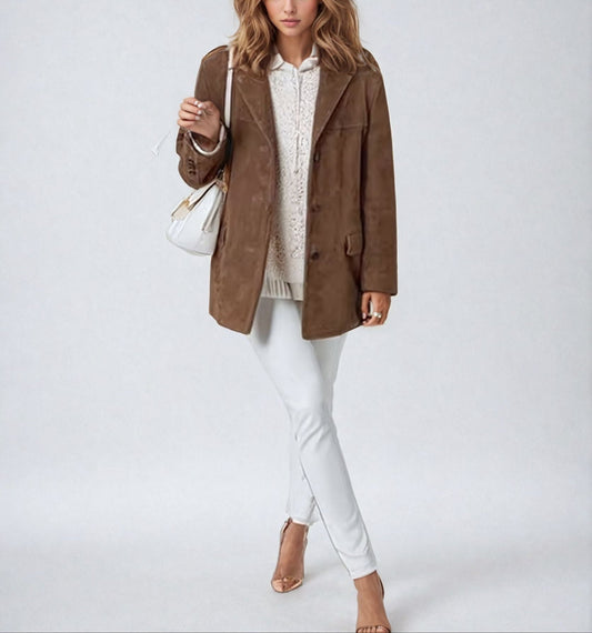 HELENA | Chaqueta Aterciopelada Elegante