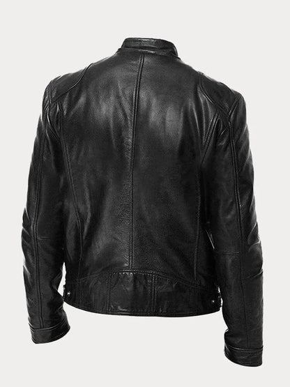 CARLOS | Chaqueta de Cuero Elegante