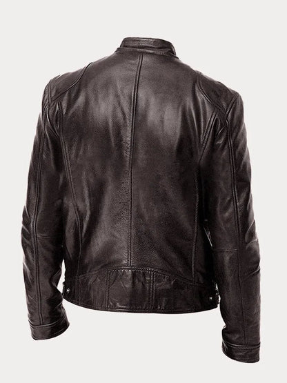 CARLOS | Chaqueta de Cuero Elegante