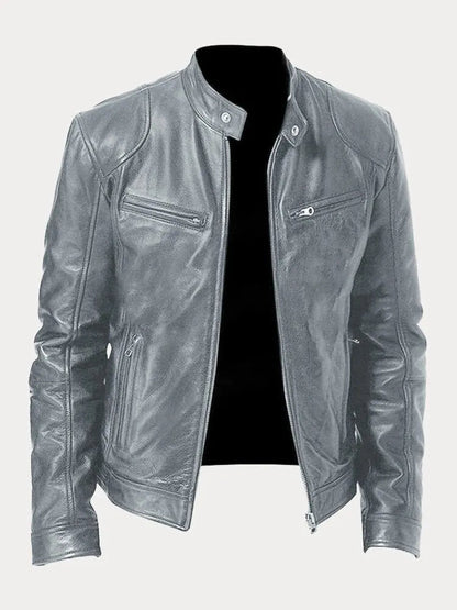 CARLOS | Chaqueta de Cuero Elegante