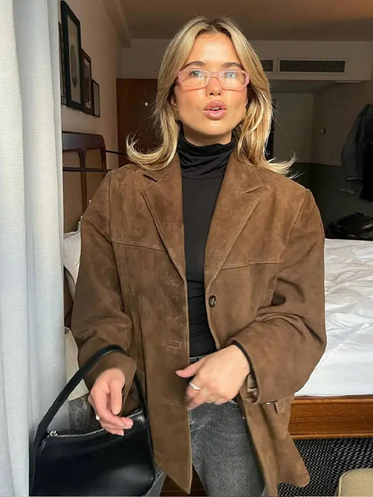 HELENA | Chaqueta Aterciopelada Elegante