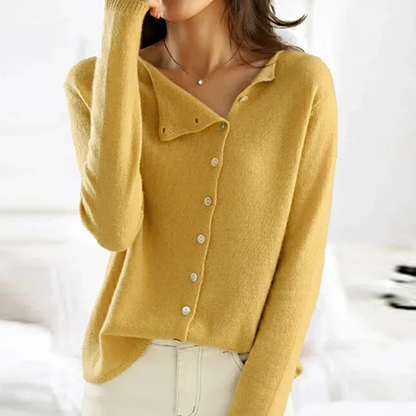 Blusa Vera de Punto con Botones