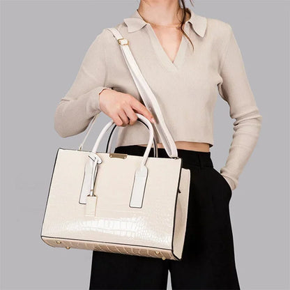 GLOW™ | Bolso estampado de cocodrilo
