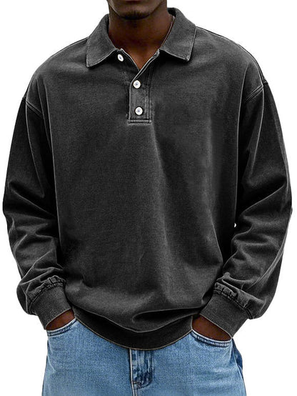 PACO | Polo vintage de manga larga